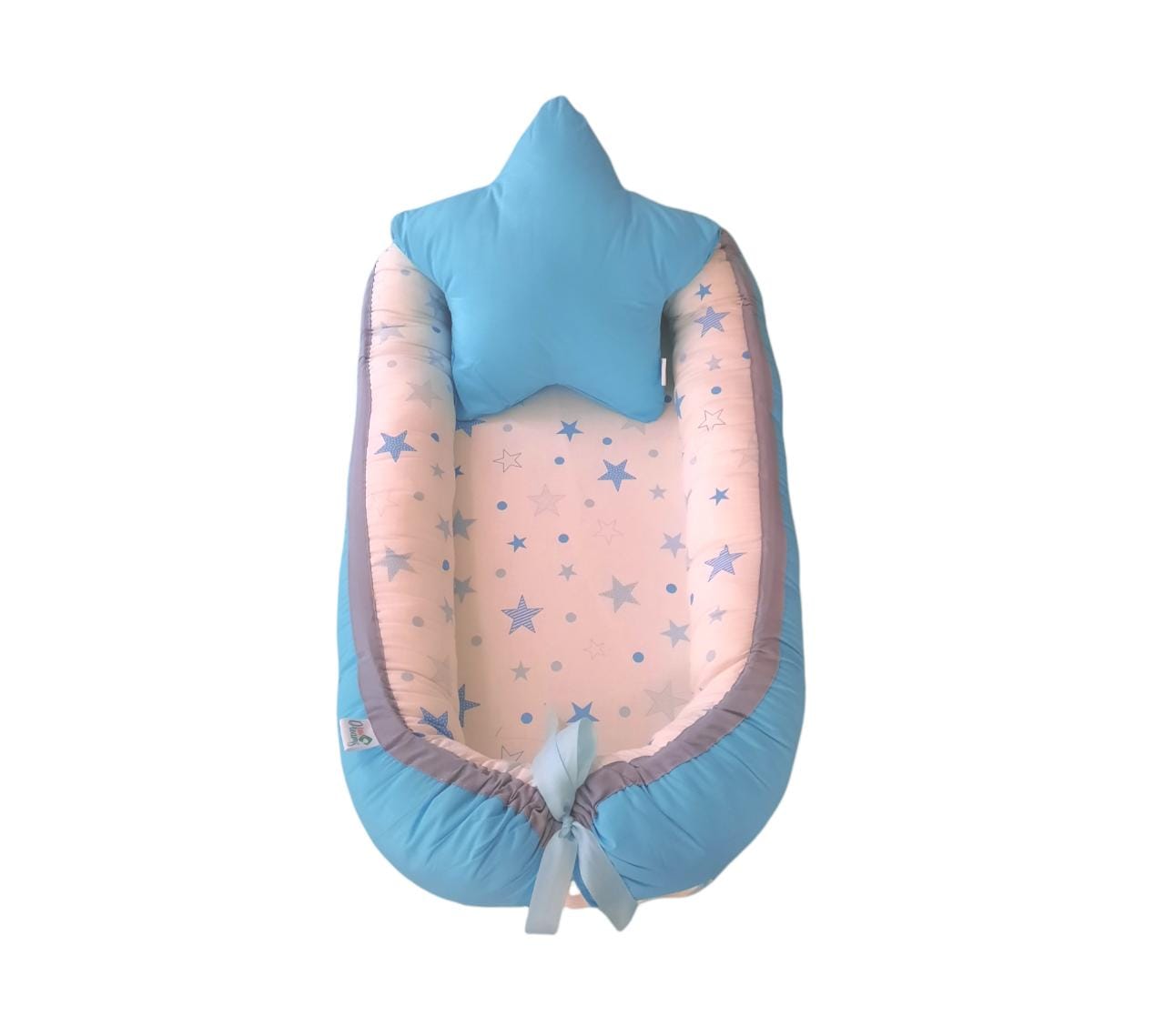 Nido Colecho Calipso y Blanco (Reversible) littledreams.cl