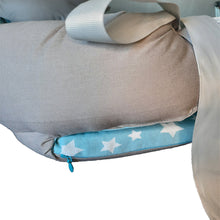 Nido Colecho Celeste y Gris (Reversible) littledreams.cl