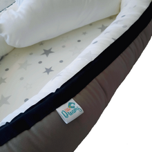 Nido Colecho Gris y Blanco (Reversible) littledreams.cl