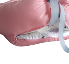 Nido Colecho Rosa con llamitas (Reversible) littledreams.cl