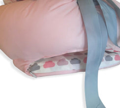 Nido Colecho Rosa y Nubes (Reversible)