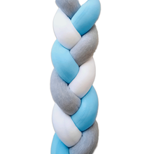 Protector Trenza Acolchada Celeste littledreams.cl