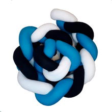 Protector de Cuna Trenzado o Chichonera trenzada Azul littledreams.cl