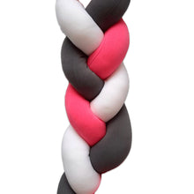 Protector de Cuna Trenzado o Chichonera trenzada Fucsia littledreams.cl