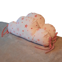 Protectores Laterales Nube de Estrellas Rosa littledreams.cl